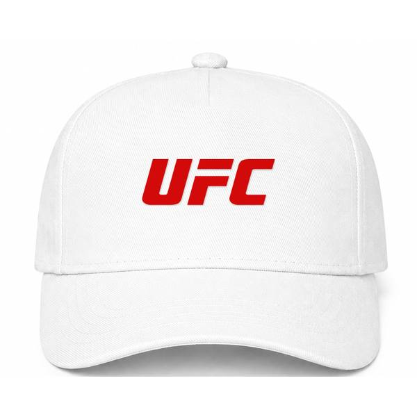 UFC Logo White Dad Baseball Cap Hat