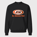 Men's A&W Crewneck Sweatshirt - Black