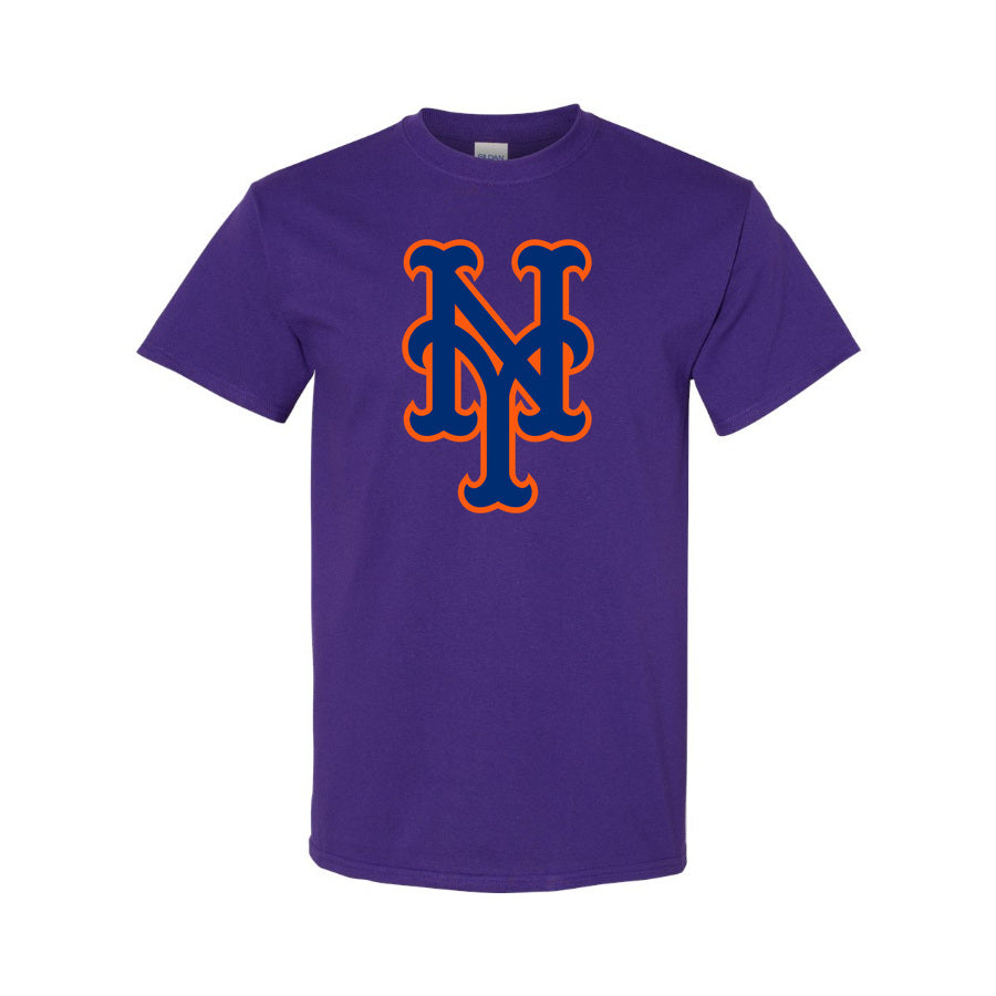 Youth's New York Mets Cotton T-Shirt - Purple