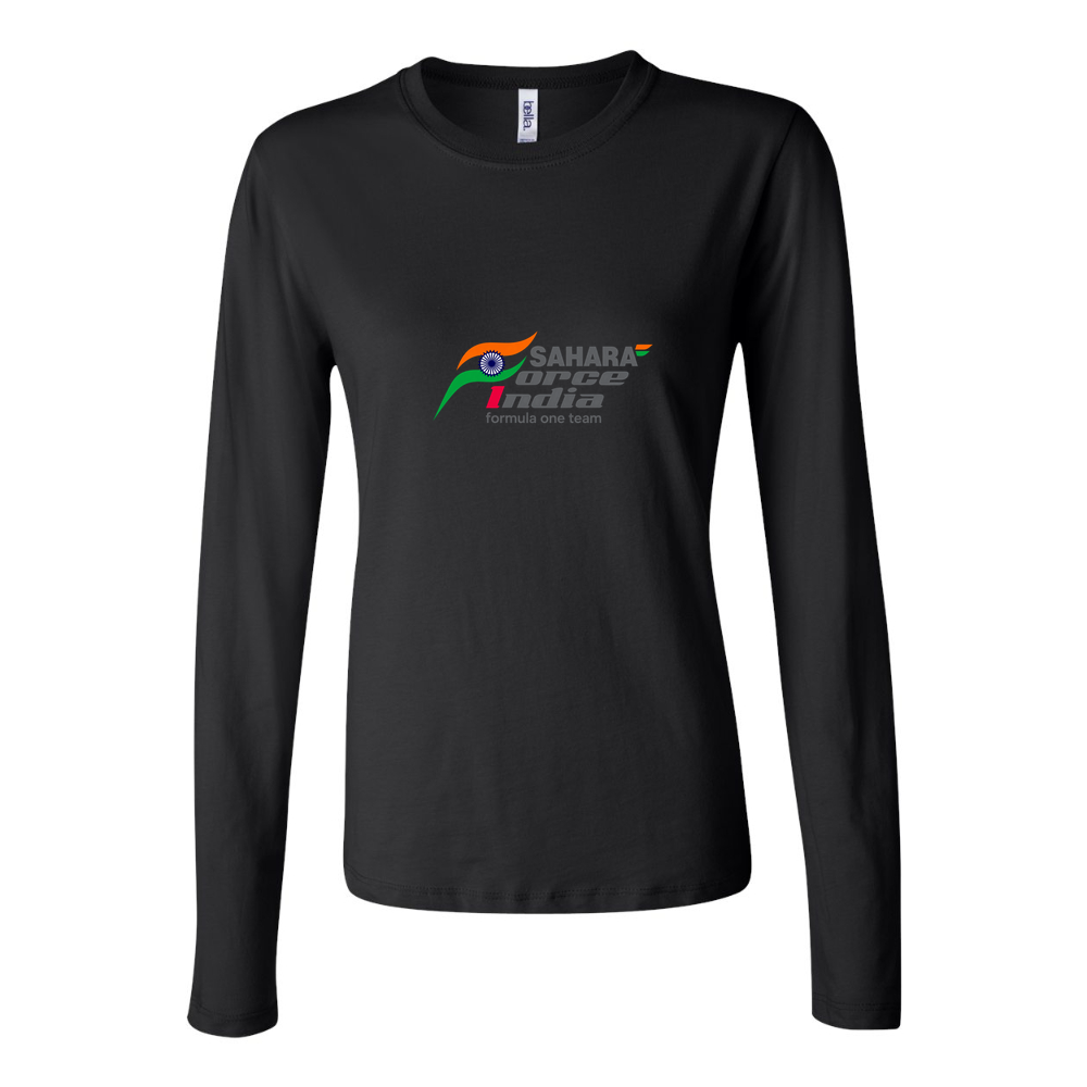 Women's Sahara Force India Formula One Team Long Sleeve T-Shirt - Black
