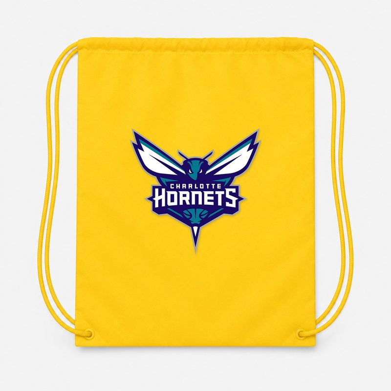 Charlotte Hornets Drawstring Bag - Yellow