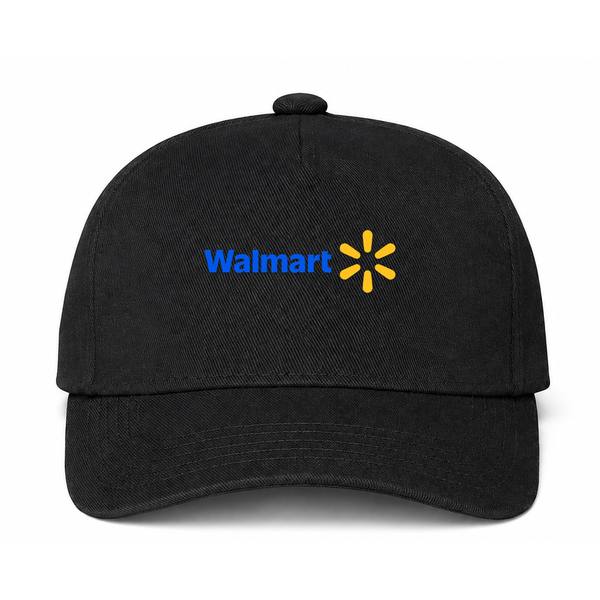 Walmart Logo Black Dad Baseball Cap Hat