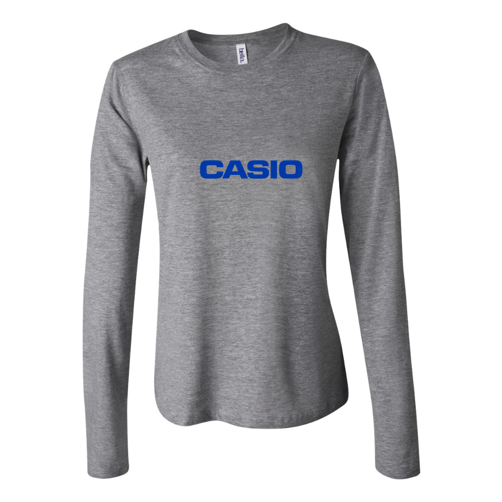 Women's Casio Long Sleeve T-Shirt - Gray
