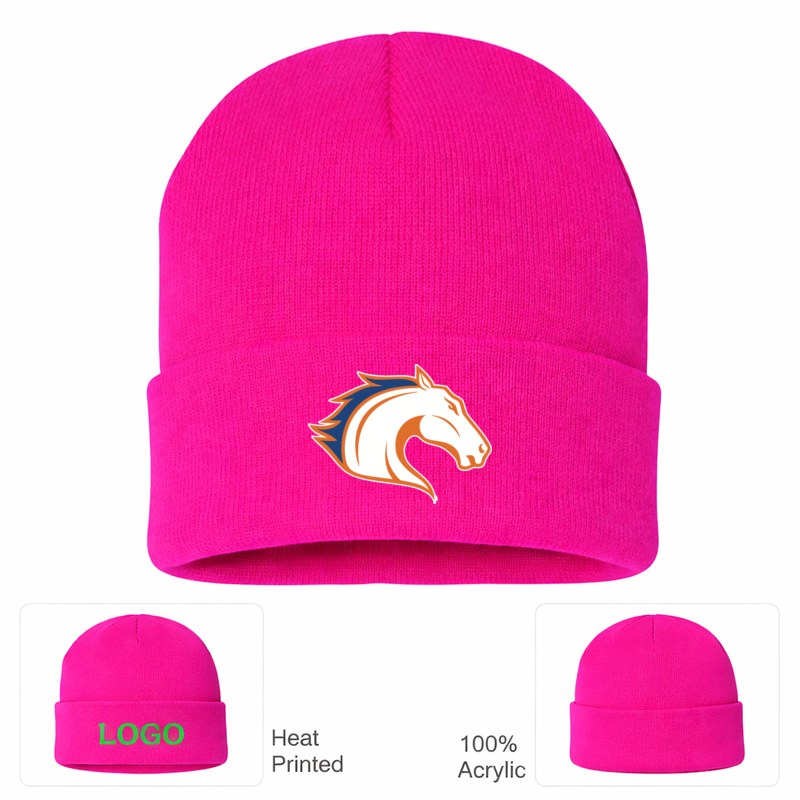 Texas Arlington Mavericks Hot Pink Beanie Hat