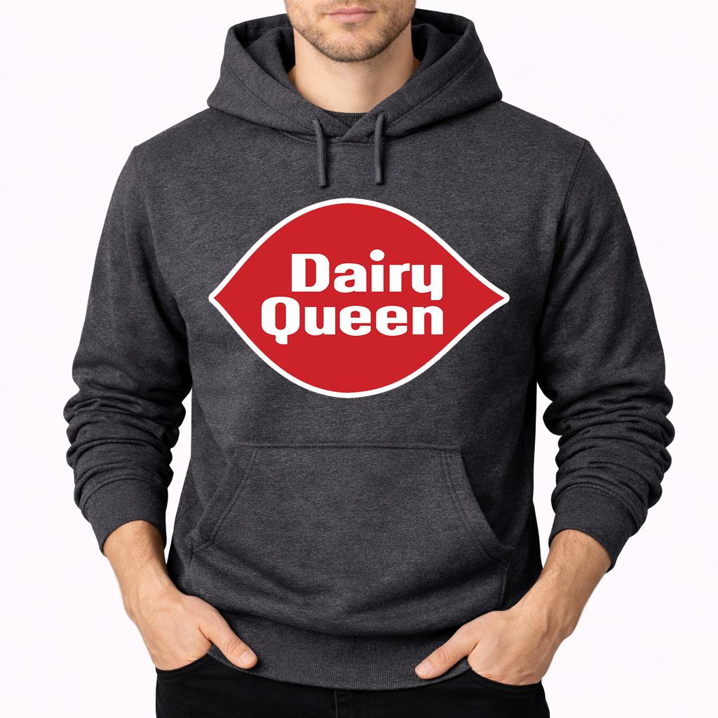 Men's Dairy Queen Pullover Hoodie - Charcoal