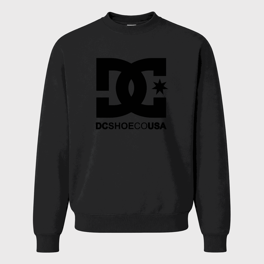 Men's DC Shoes Crewneck Sweatshirt - Black