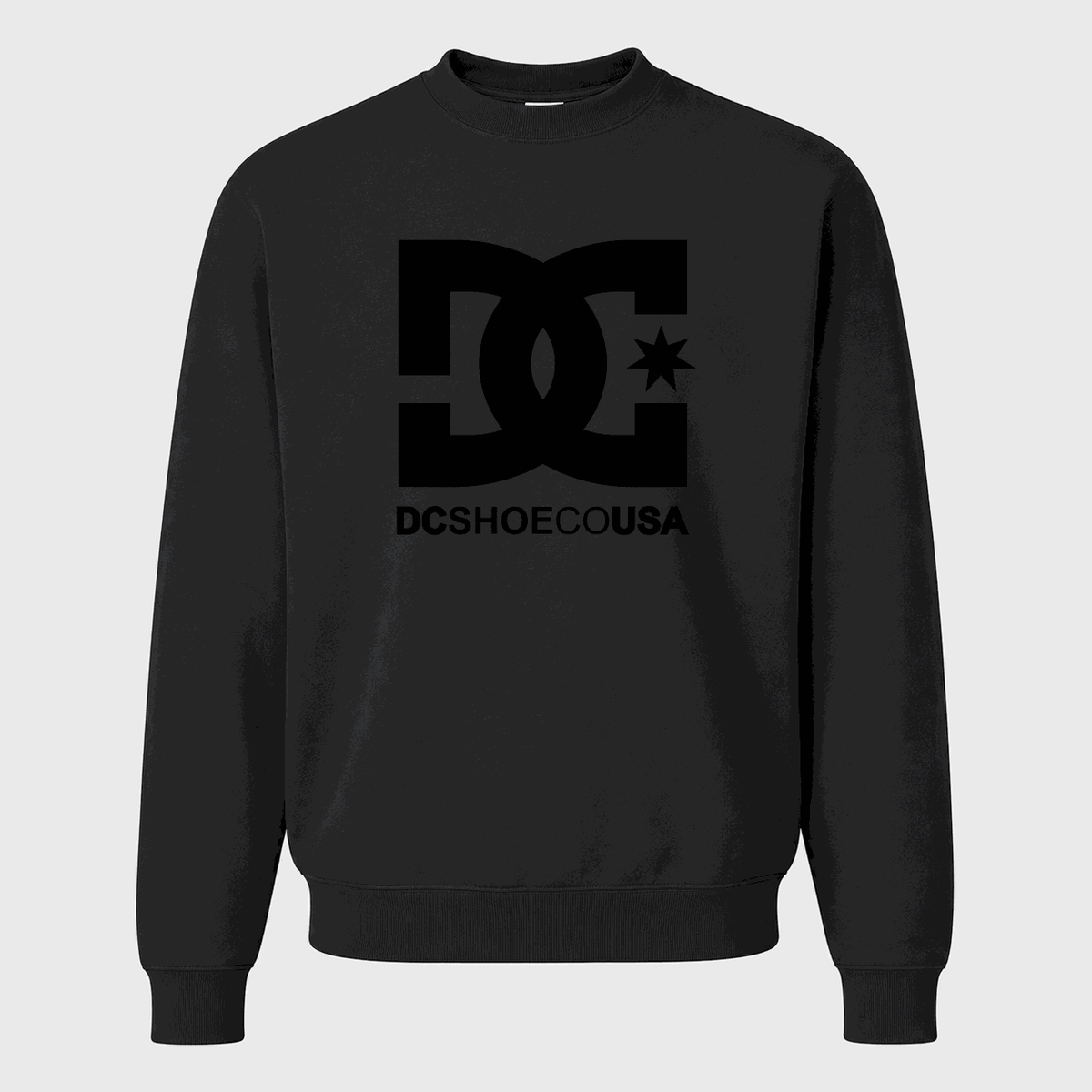 Men's DC Shoes Crewneck Sweatshirt - Black