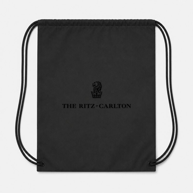 Ritz Carlton Drawstring Bag - Black