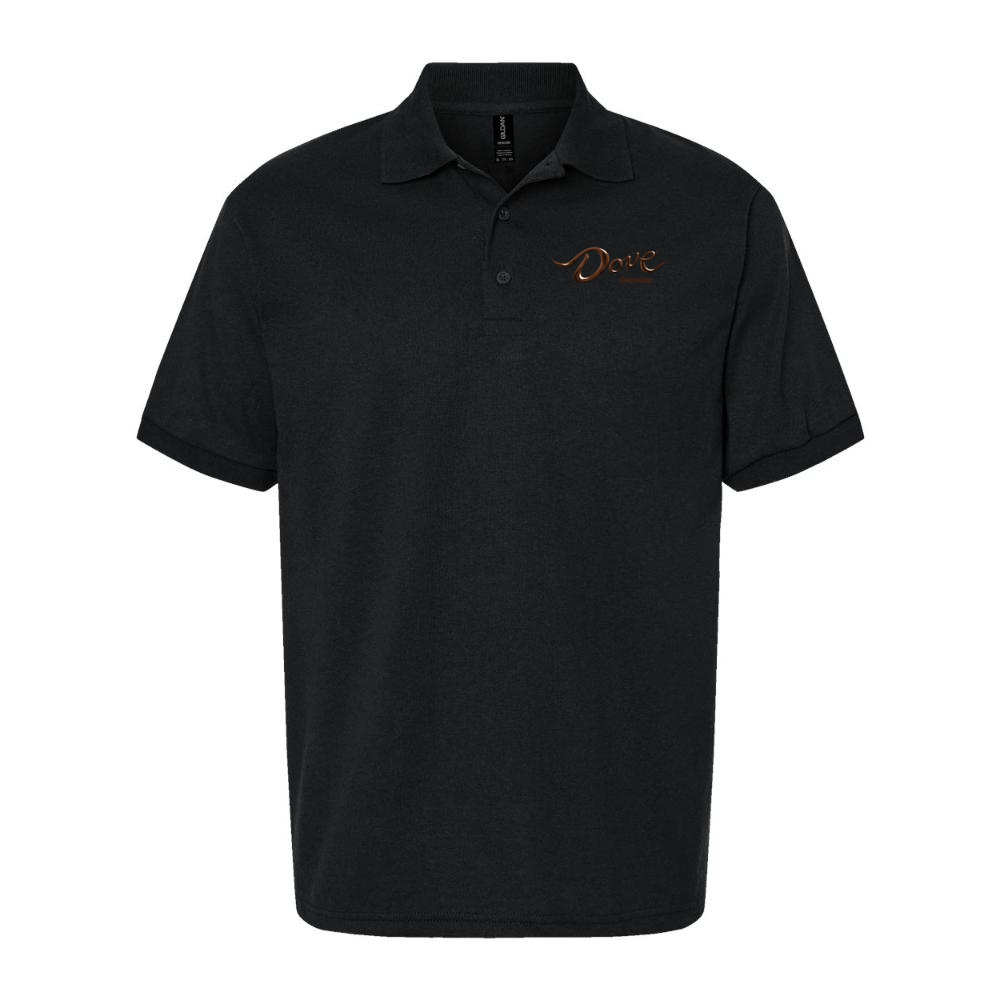 Men's Dove Chocolate Dry Blend Polo - Black