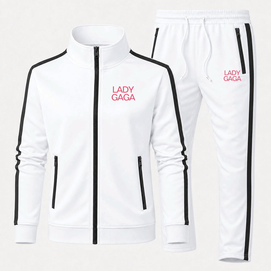Lady Gaga tracksuit in White