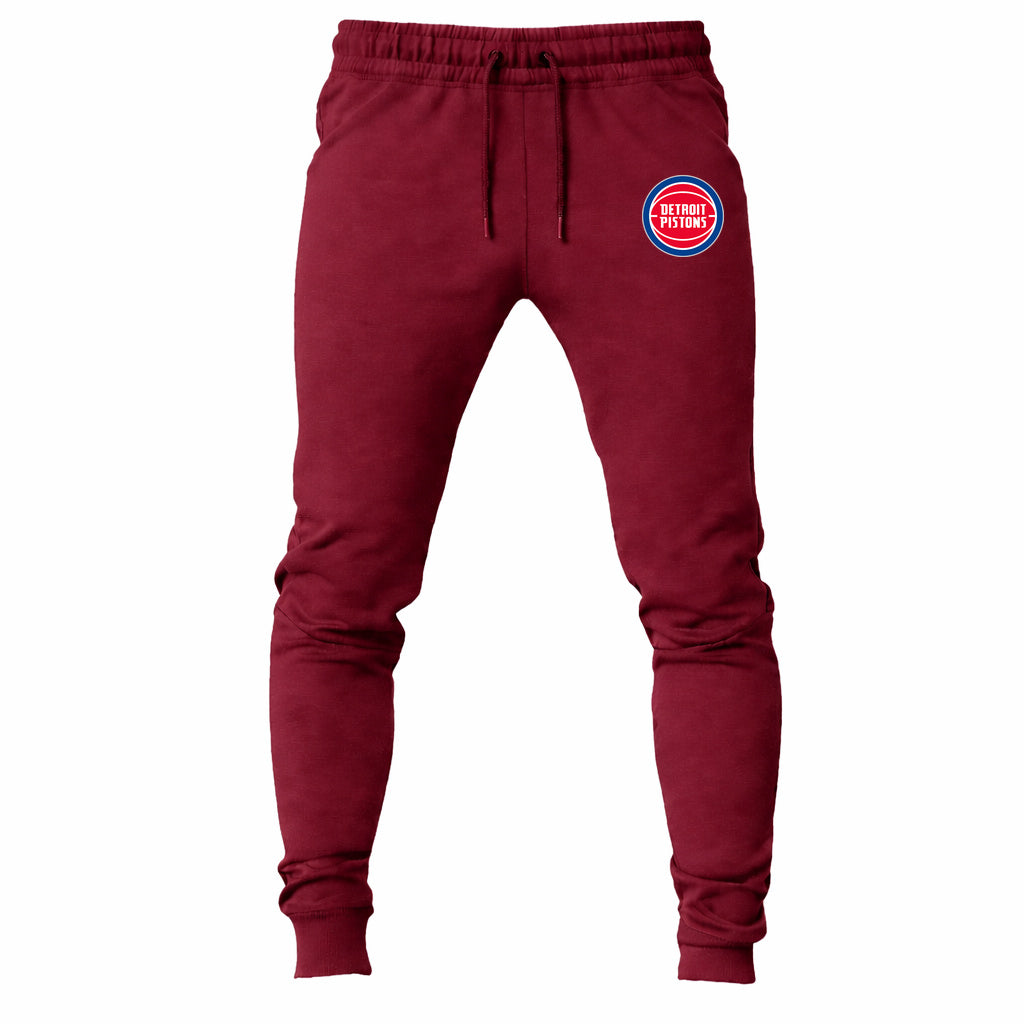 Detroit Pistons joggers sweatpants - Maroon