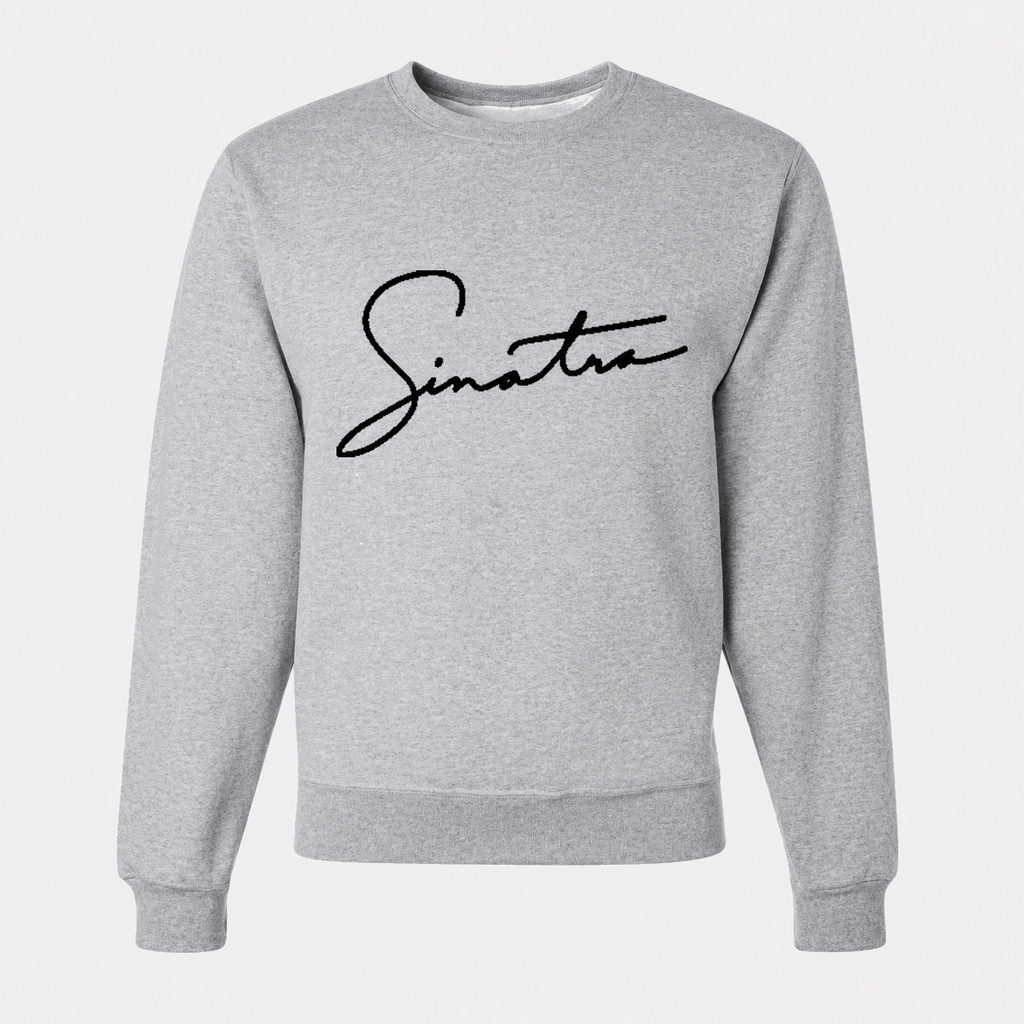 Men's Frank Sinatra Crewneck Sweatshirt - Gray