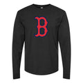 Men's Boston Red Sox Long sleeves Cotton Blend T-Shirt - Black