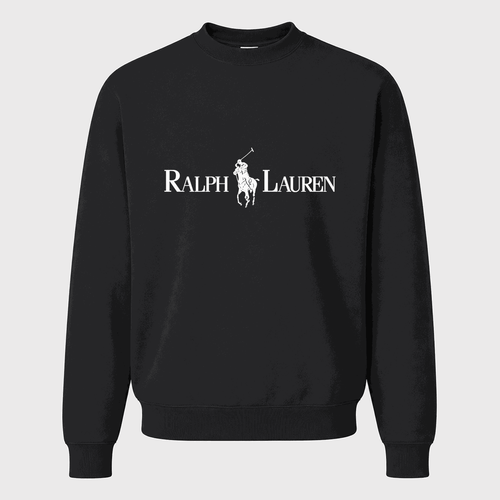 Men's Polo Ralph Lauren White Logo Crewneck Sweatshirt