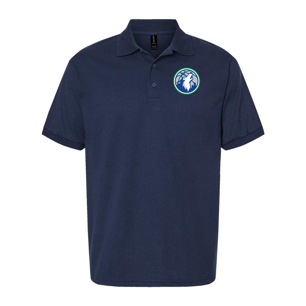 Men's Minnesota Timberwolves Dry Blend Polo - Navy
