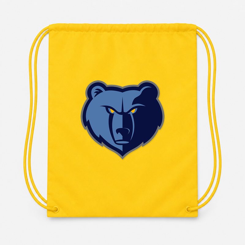 Memphis Grizzlies Drawstring Bag - Yellow