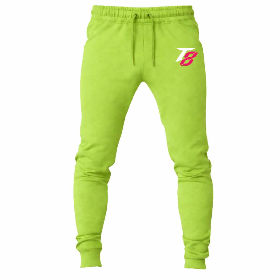 Tekken 8 White joggers sweatpants - Lime Green