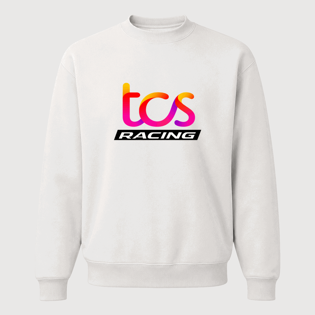 Men's TCS Racing Crewneck Sweatshirt - White