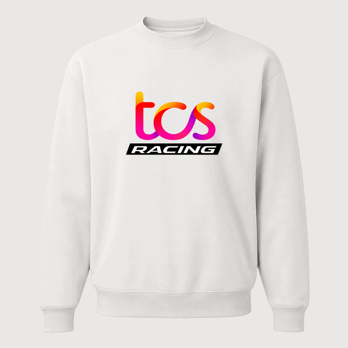 Men's TCS Racing Crewneck Sweatshirt - White