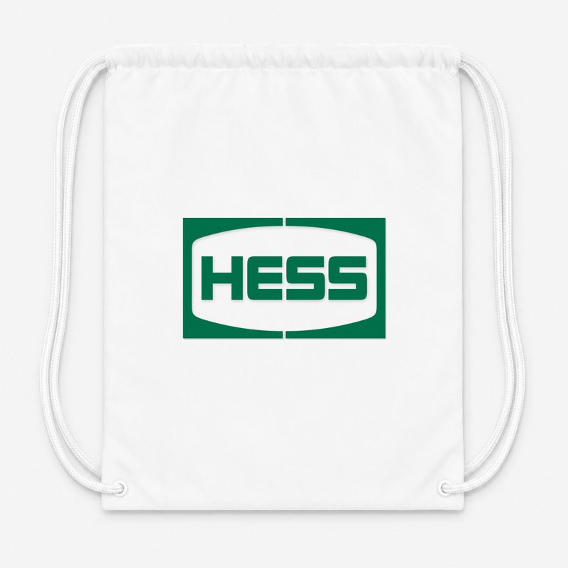 Hess Drawstring Bag - White