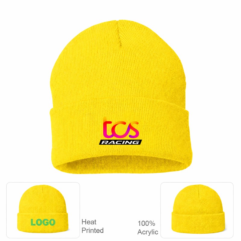 TCS Racing Yellow Beanie Hat