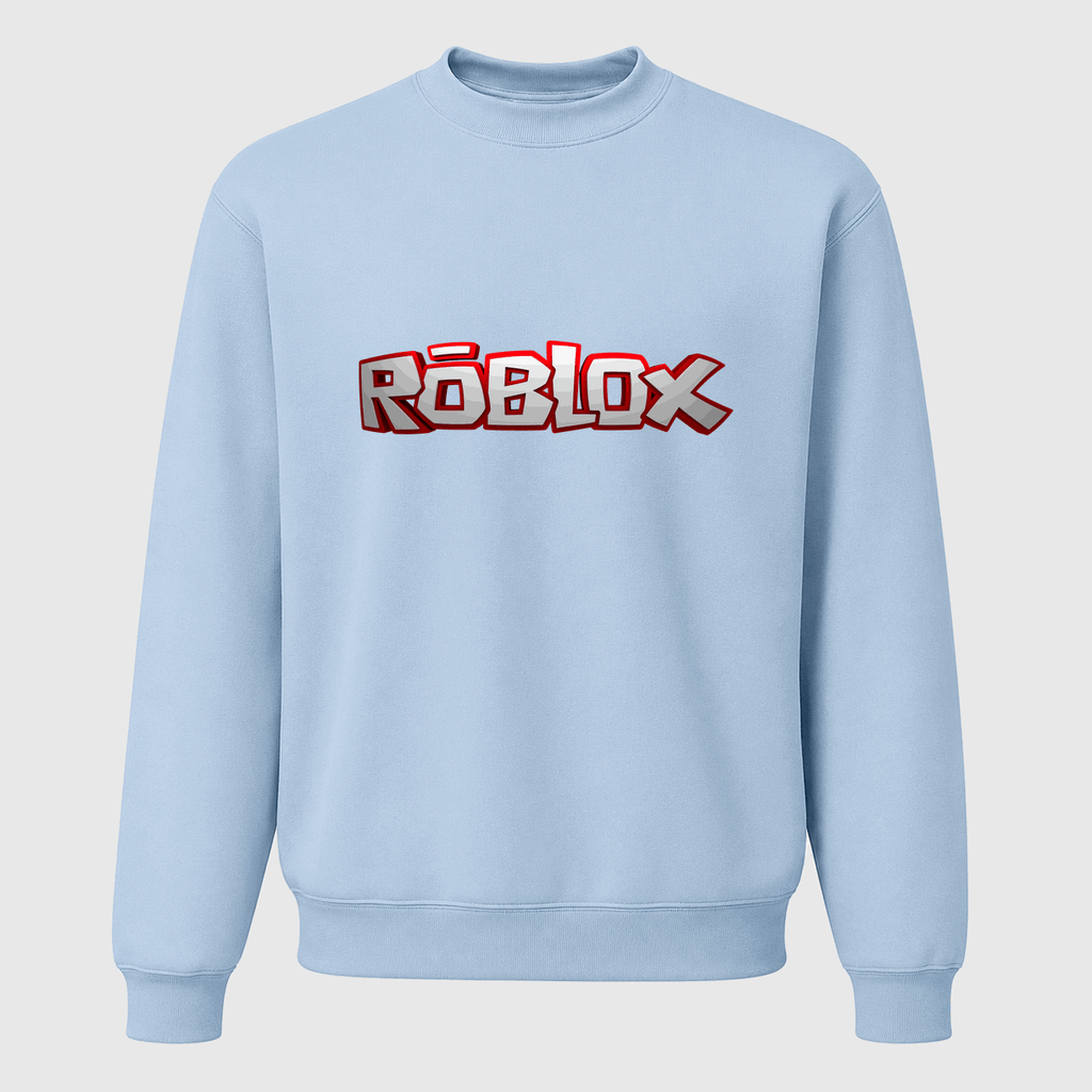 Men's Roblox Crewneck Sweatshirt - Sky Blue