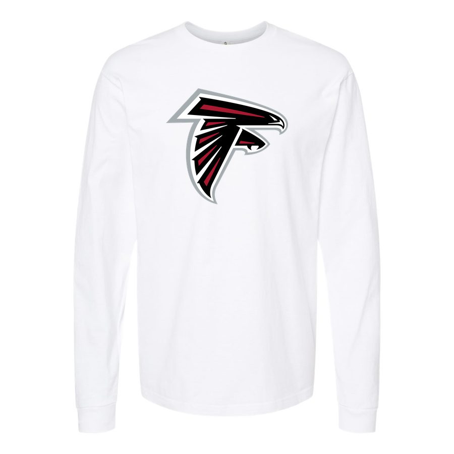 Men's Atlanta Falcons Long sleeves Cotton Blend T-Shirt - White