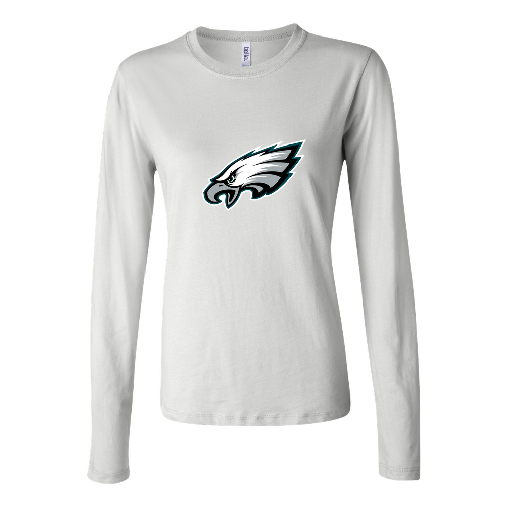 Women's Philadelphia Eagles Long Sleeve T-Shirt - White
