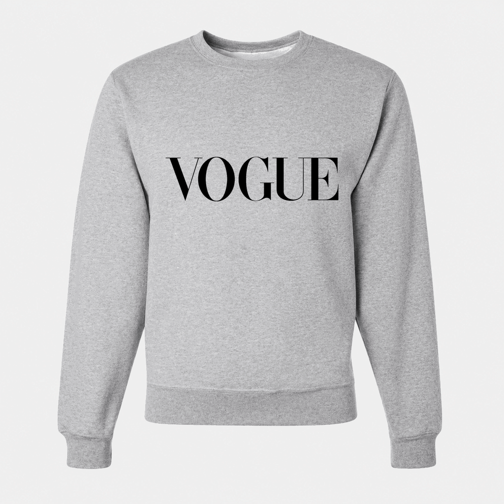 Men's Vogue Crewneck Sweatshirt - Gray