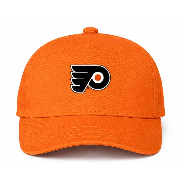 Philadelphia Flyers NHL Logo Orange Dad Baseball Cap Hat