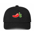 Chili's Logo Version 2 Black Dad Baseball Cap Hat