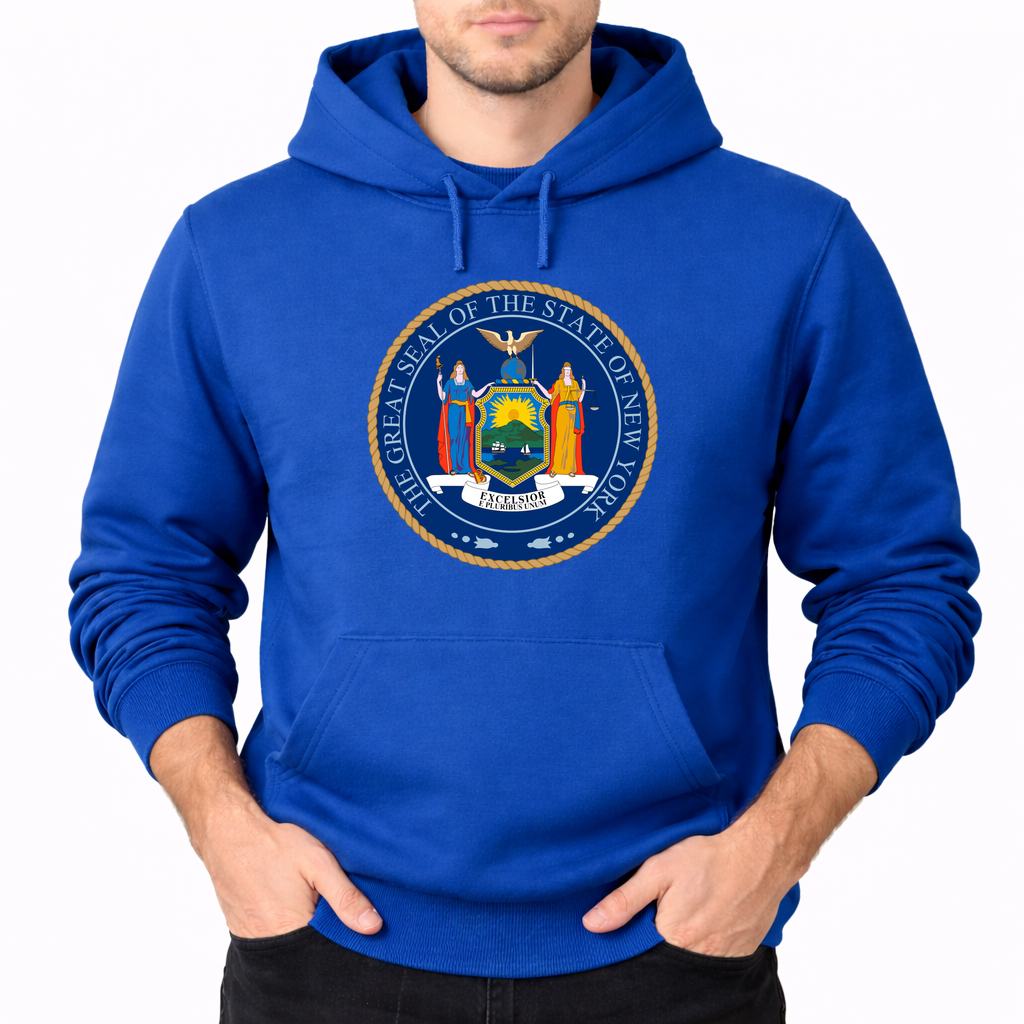 Men's New York Pullover Hoodie - Blue