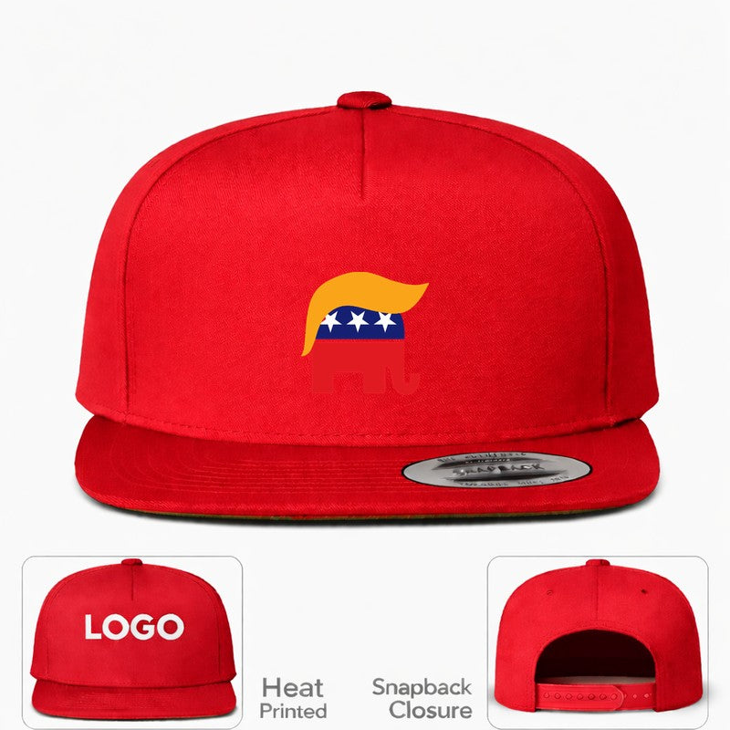 donald trump hair gop elephant wall sticker r6fb7e6cf844845ccb4e2a66abb61a58c kouf2 8byvr 644 Snapback Hat