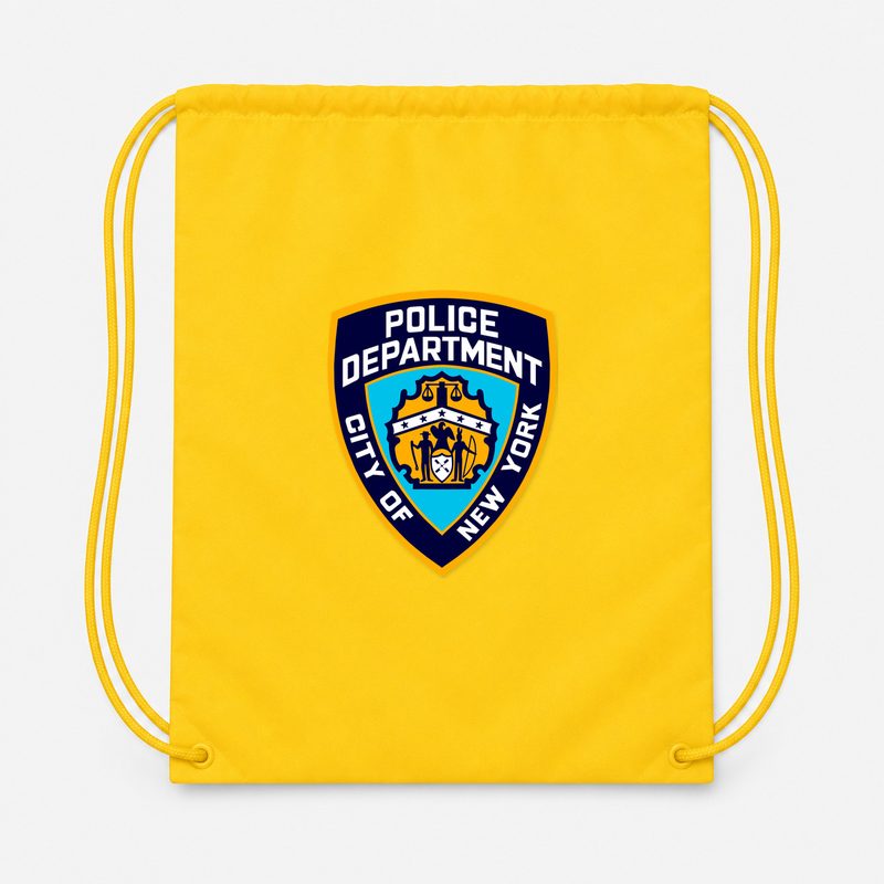 NYPD Drawstring Bag - Yellow