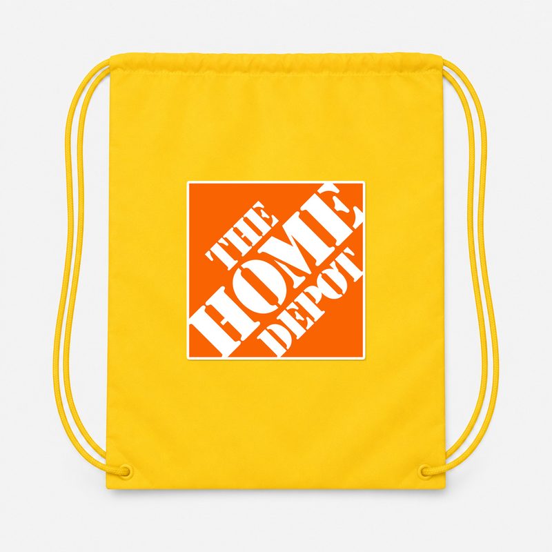 The Home Depot Drawstring Bag - Yellow