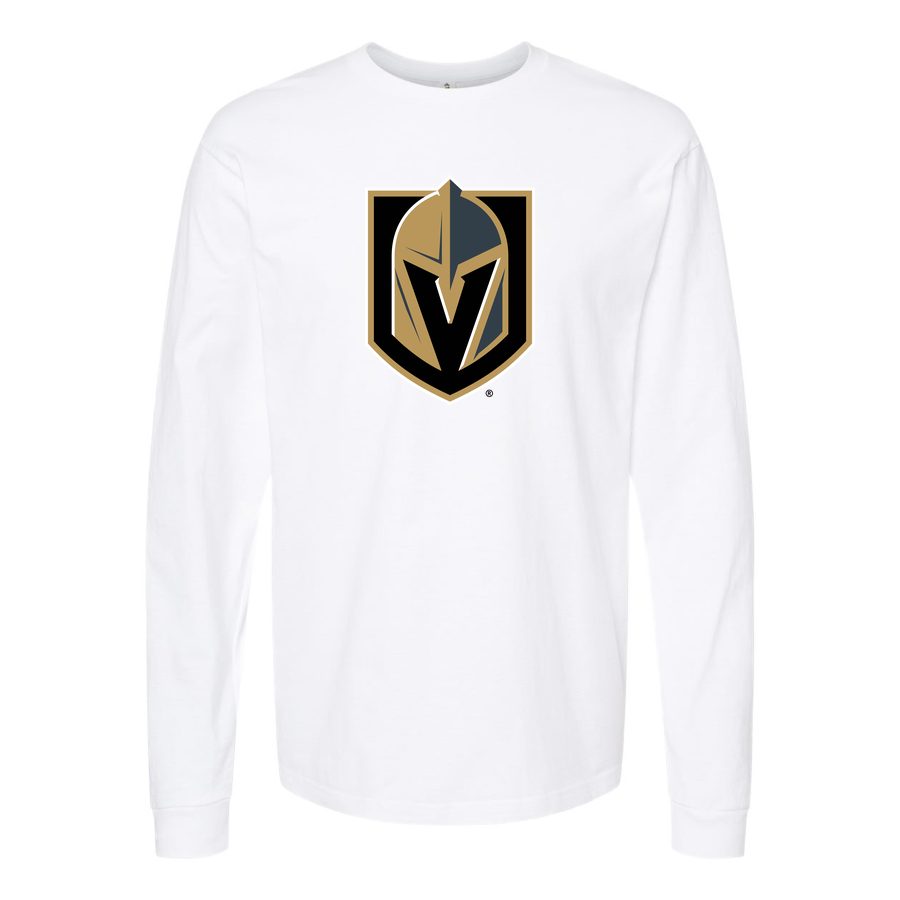 Men's Vegas Golden Knights Long sleeves Cotton Blend T-Shirt - White