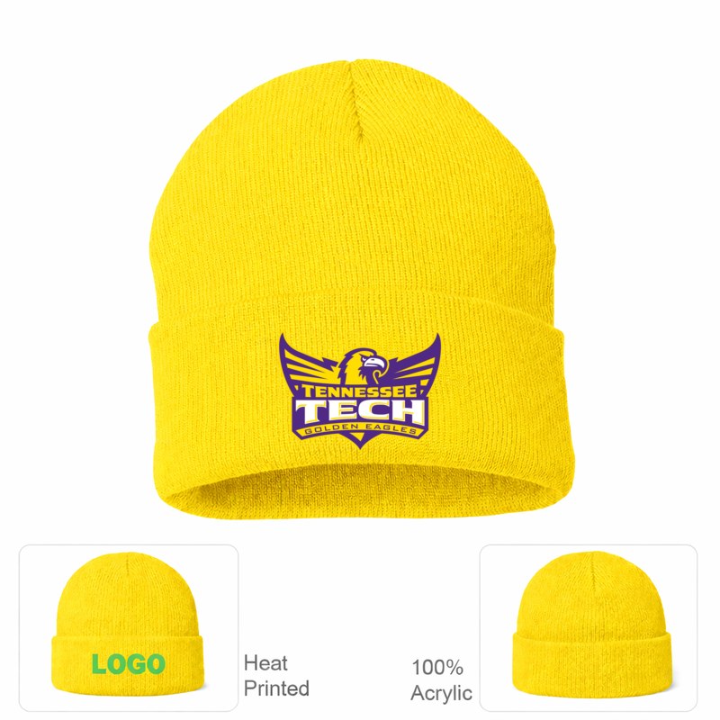 Tennessee Tech Golden Eagles Yellow Beanie Hat