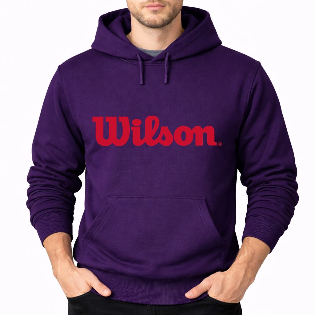 Men's Wilson Pullover Hoodie - Purple