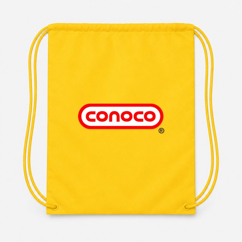 Conoco Drawstring Bag - Yellow