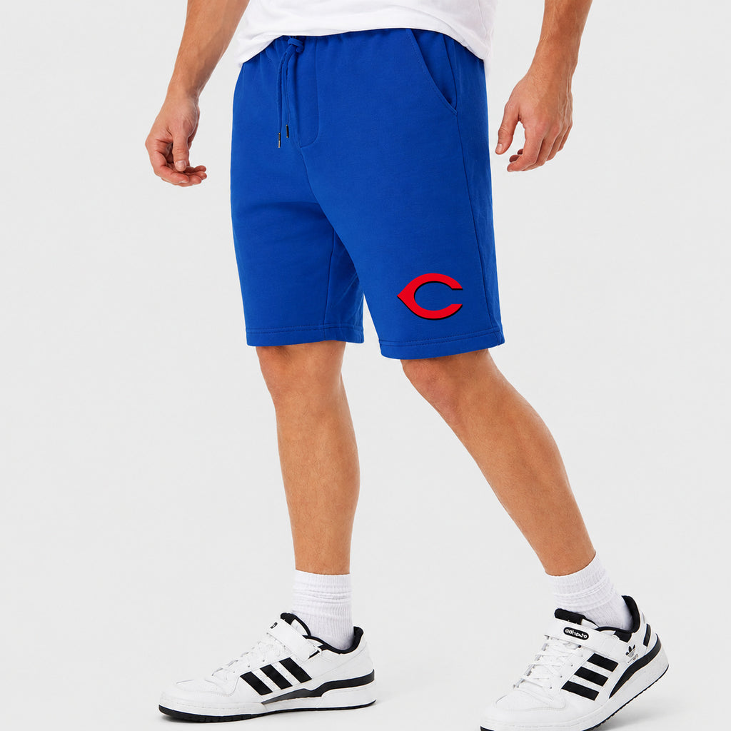Men's Cincinnati Reds Cotton Shorts - Azure