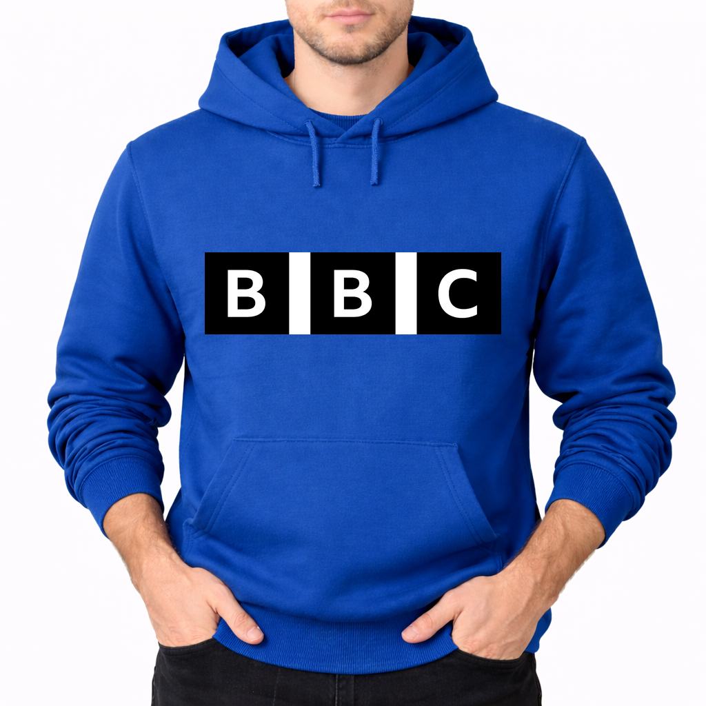 Men's BBC Pullover Hoodie - Blue