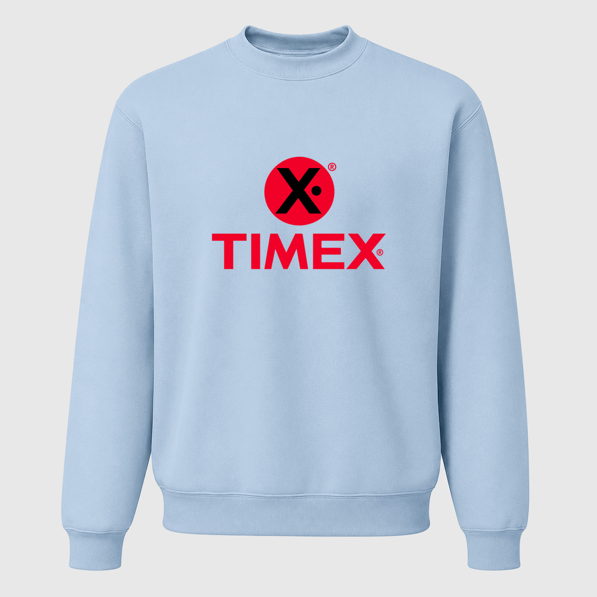 Men's Timex Crewneck Sweatshirt - Sky Blue