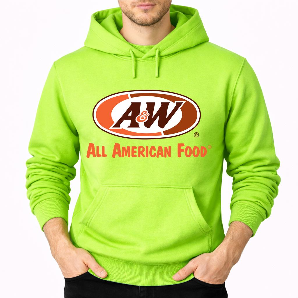 Men's Aw Pullover Hoodie - Lime green