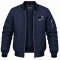 Men's San Jose Sharks Lightweight Bomber Jacket - Navy