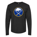 Men's Buffalo Sabres Long sleeves Cotton Blend T-Shirt - Black