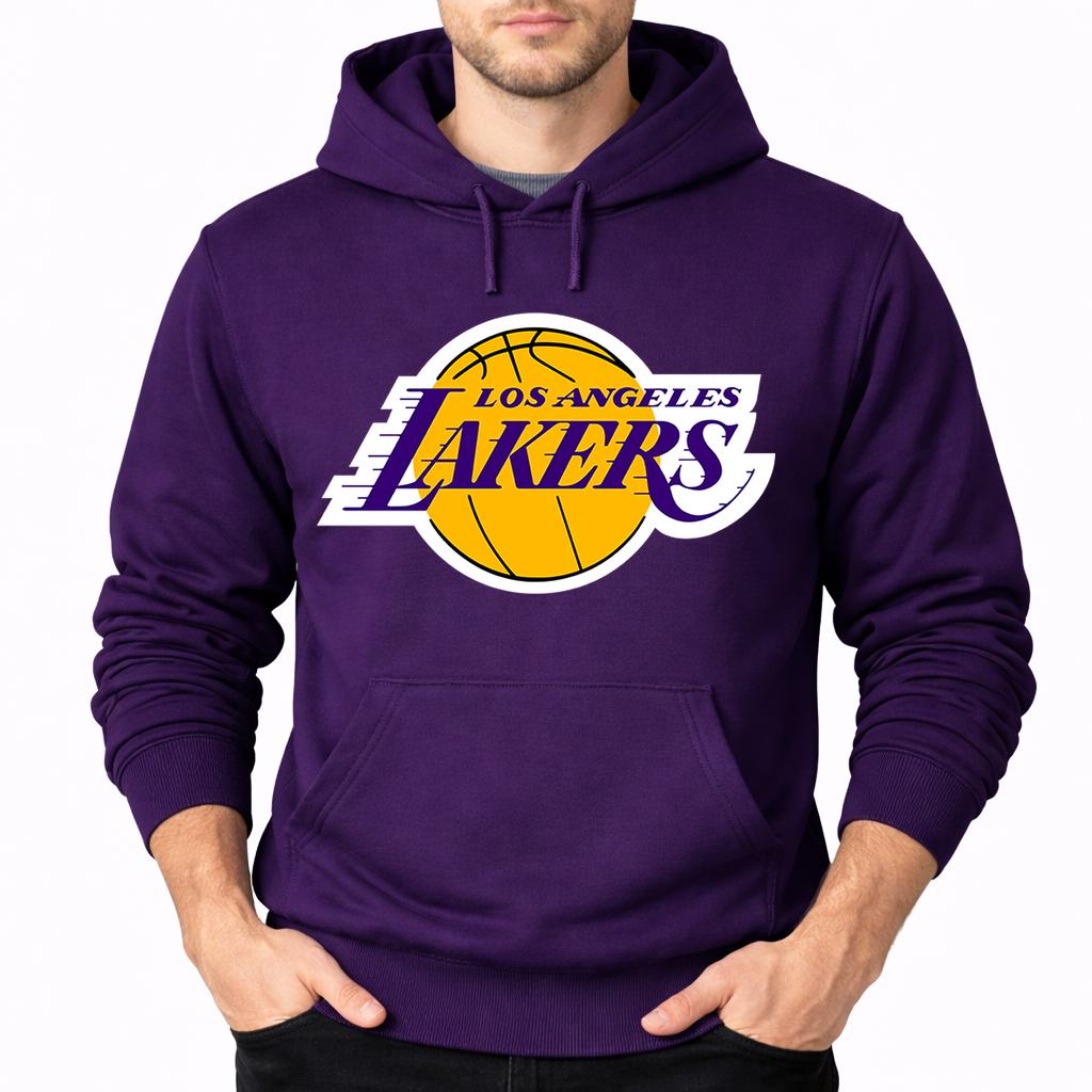 Men's Los Angeles Lakers Pullover Hoodie - Purple