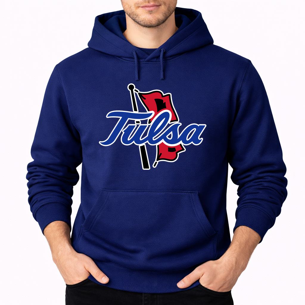 Men's Tulsa Golden Hurricane Pullover Hoodie - Navy