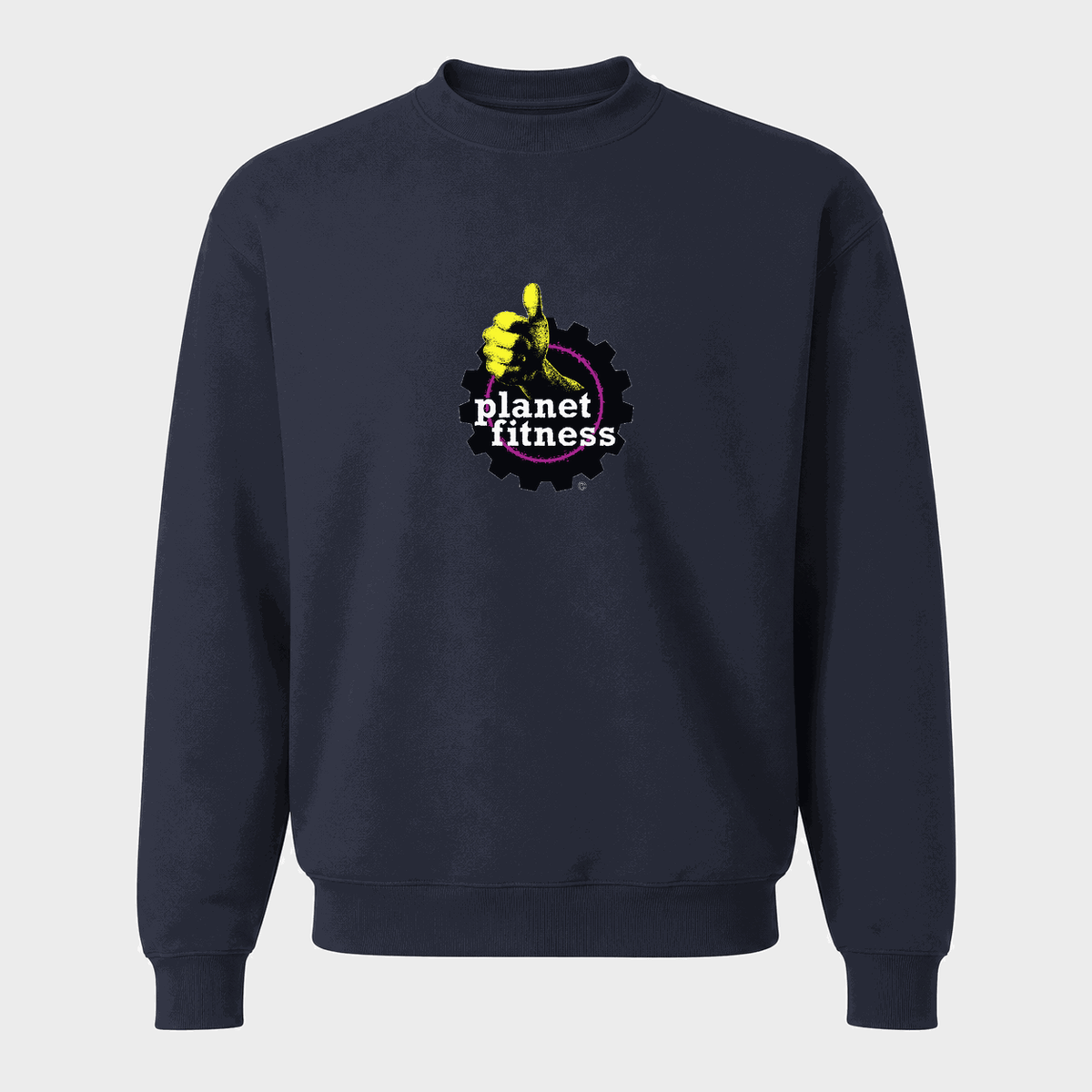 Men's Planet Fitness Crewneck Sweatshirt - Navy
