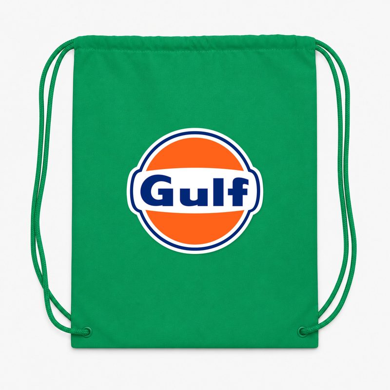 Gulf Oil Drawstring Bag - Green