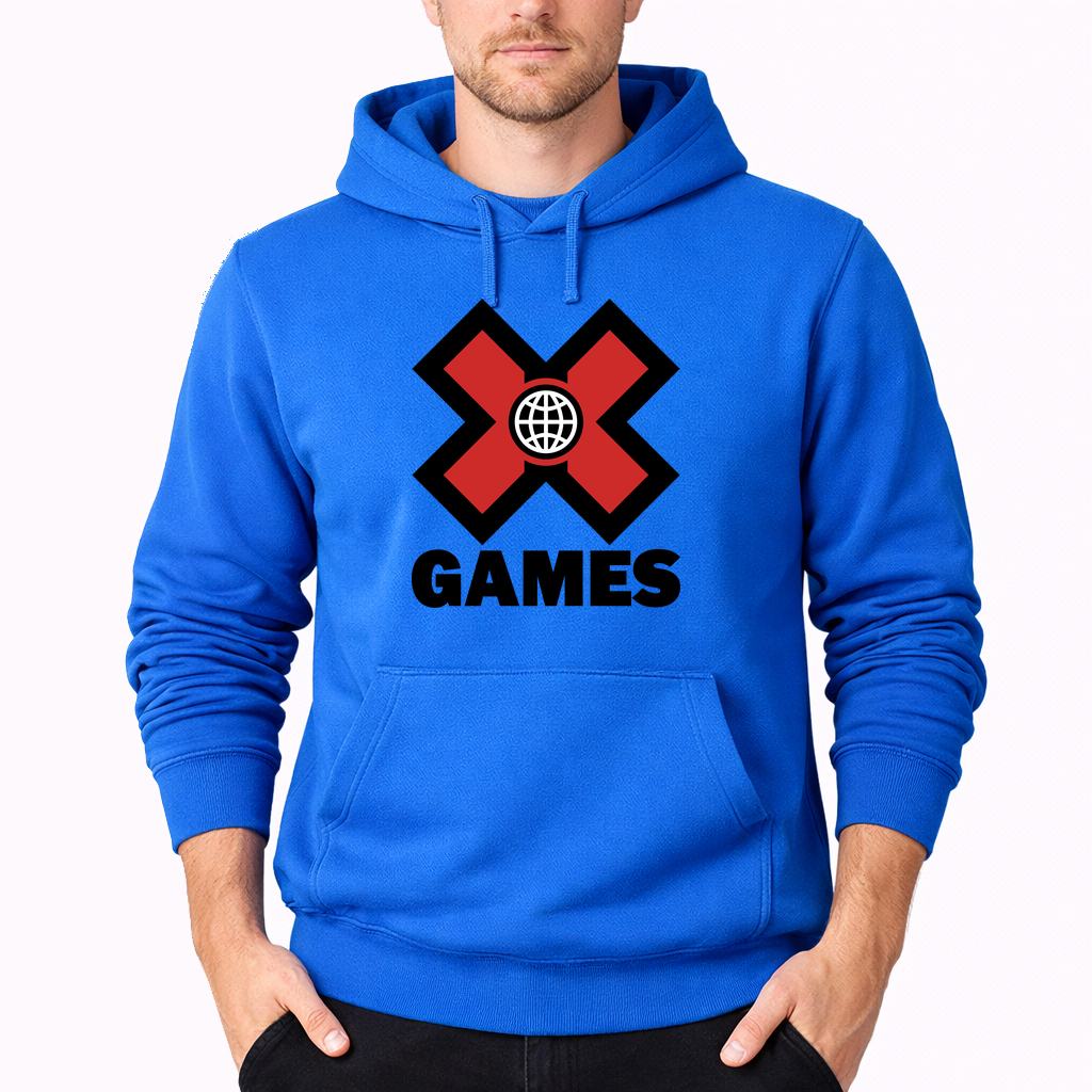 Men's X Games Pullover Hoodie - Azure